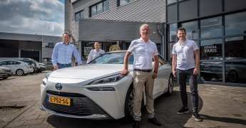 Eerste zakelijke waterstof elektrische auto voor de A&M Groep afbeelding